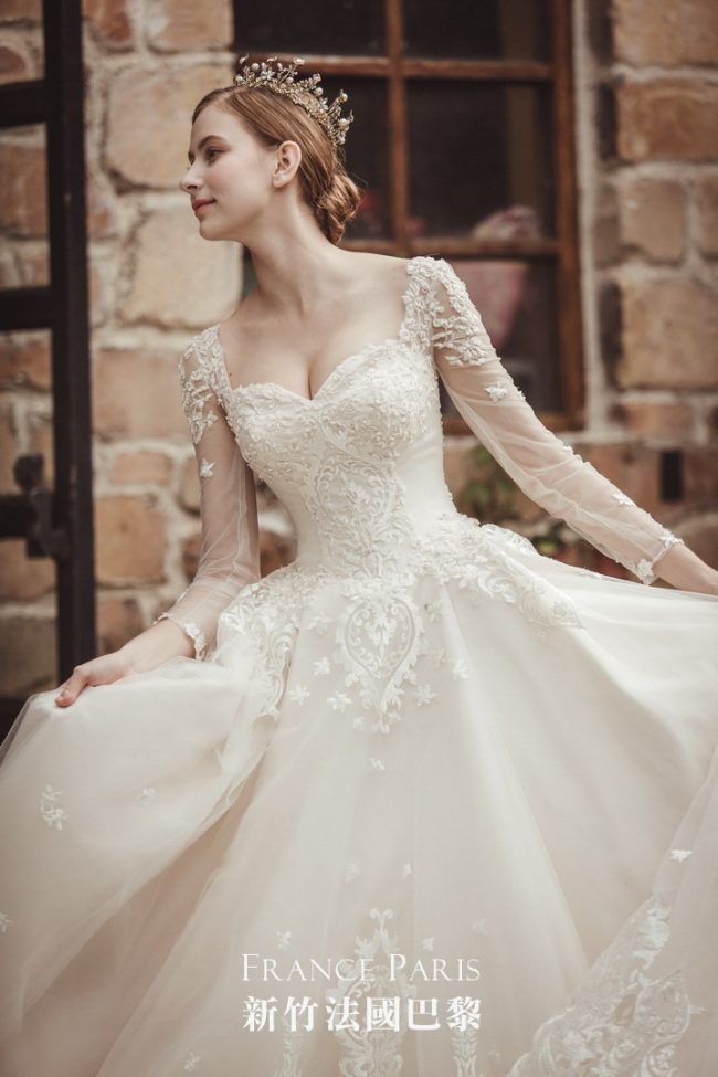 新竹法國巴黎婚紗 婚紗禮服